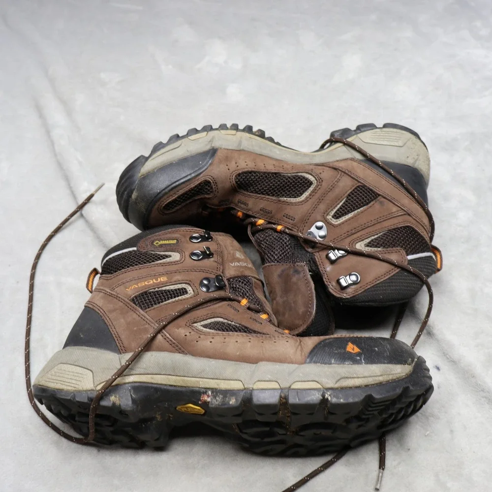 Vasque Mens 10.5M Hiking Boots Brown Breeze‎ 2.0 Mid Gore Tex Rain Trail Trek